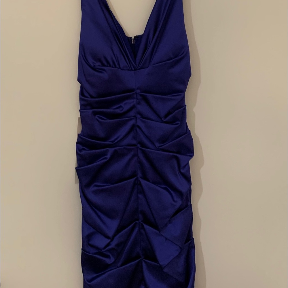 NWT Nicole Miller Ruched Cocktail Dress